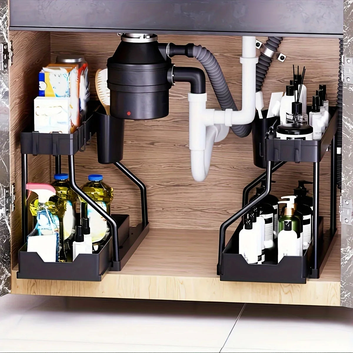 2-Tier Under Sink Storage Organizer