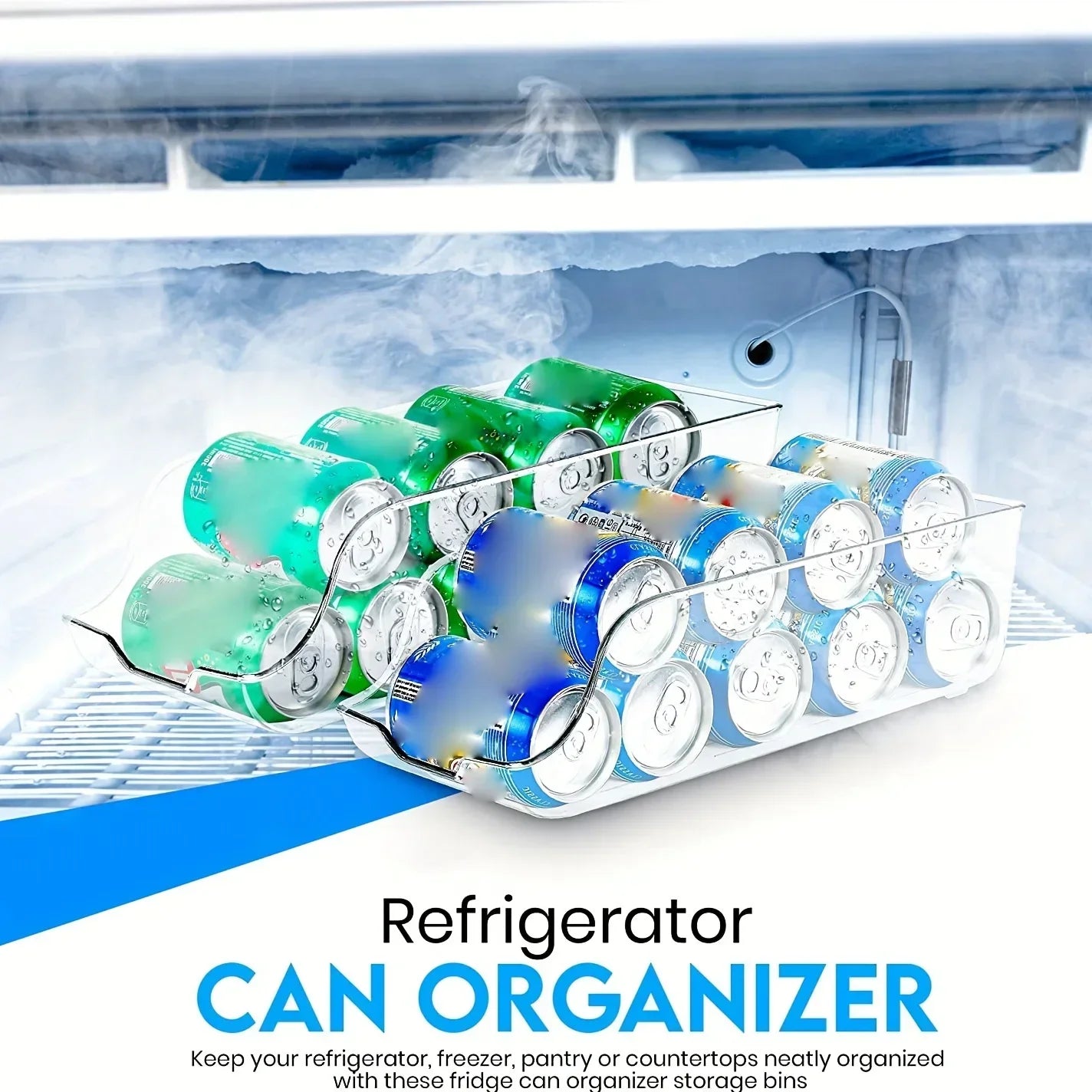 Refrigerator Soda Can Dispenser Rack