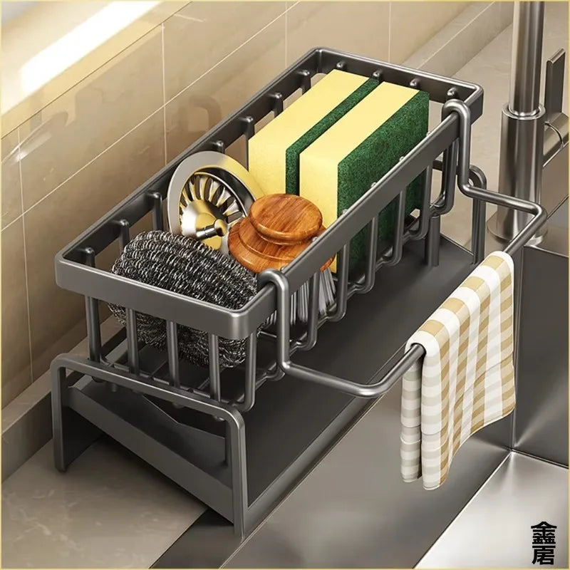 Sink Caddy Organizer with Drain Tray