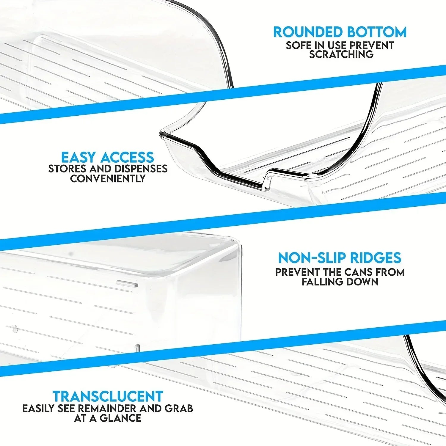 Refrigerator Soda Can Dispenser Rack