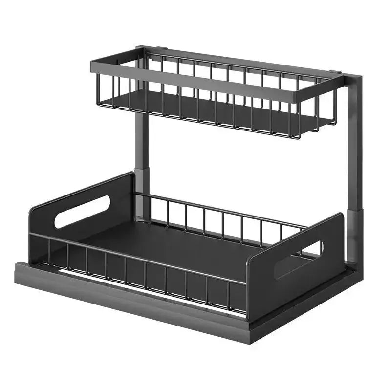 2-Tier Slide-Out Under Sink Organizer Rack