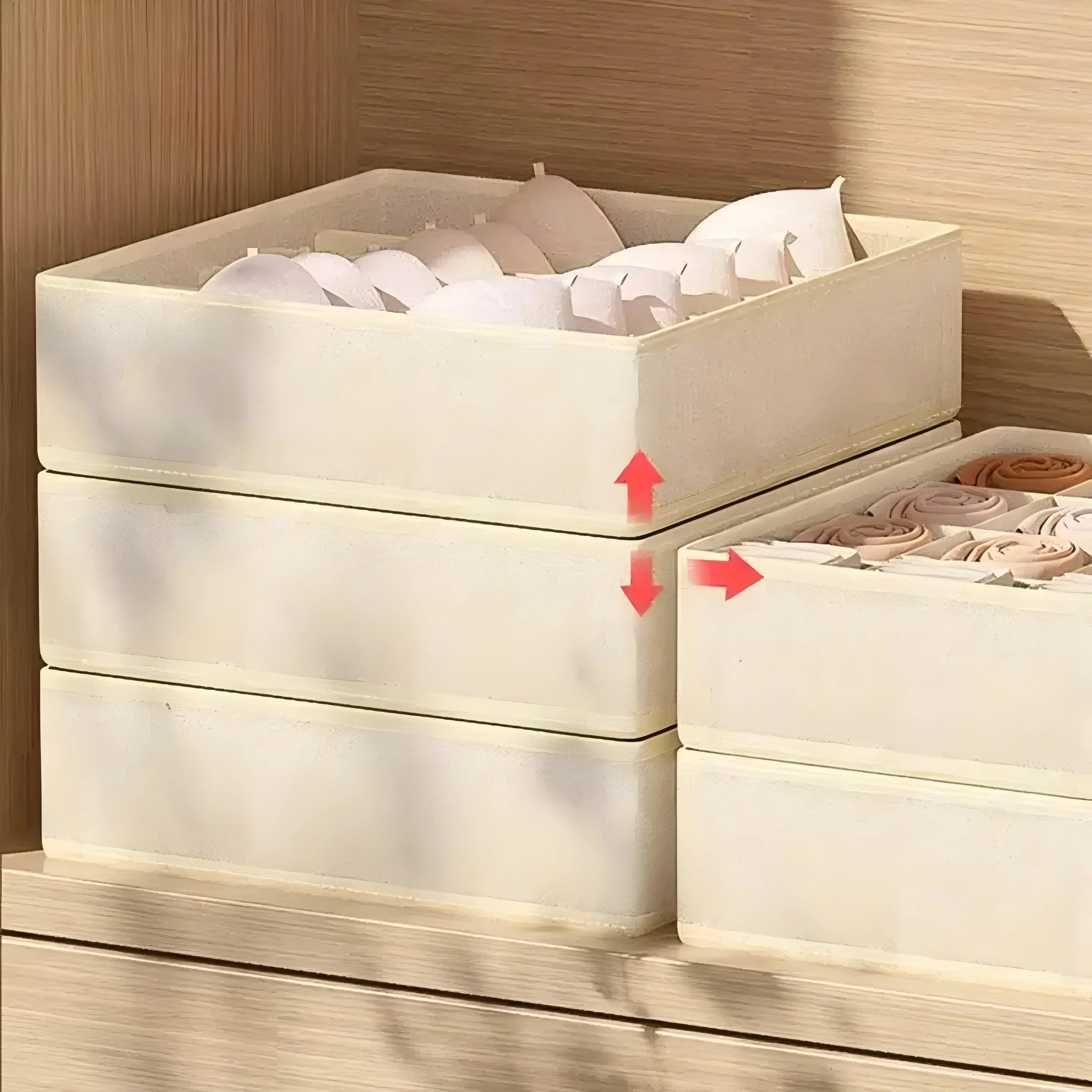 Foldable Drawer Storage Organizer