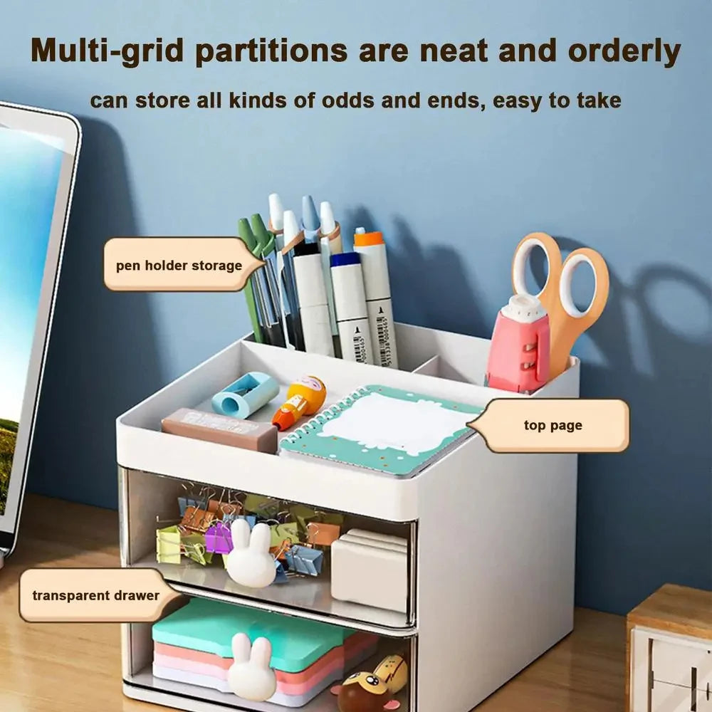 Multi-Drawer Desk Organizer