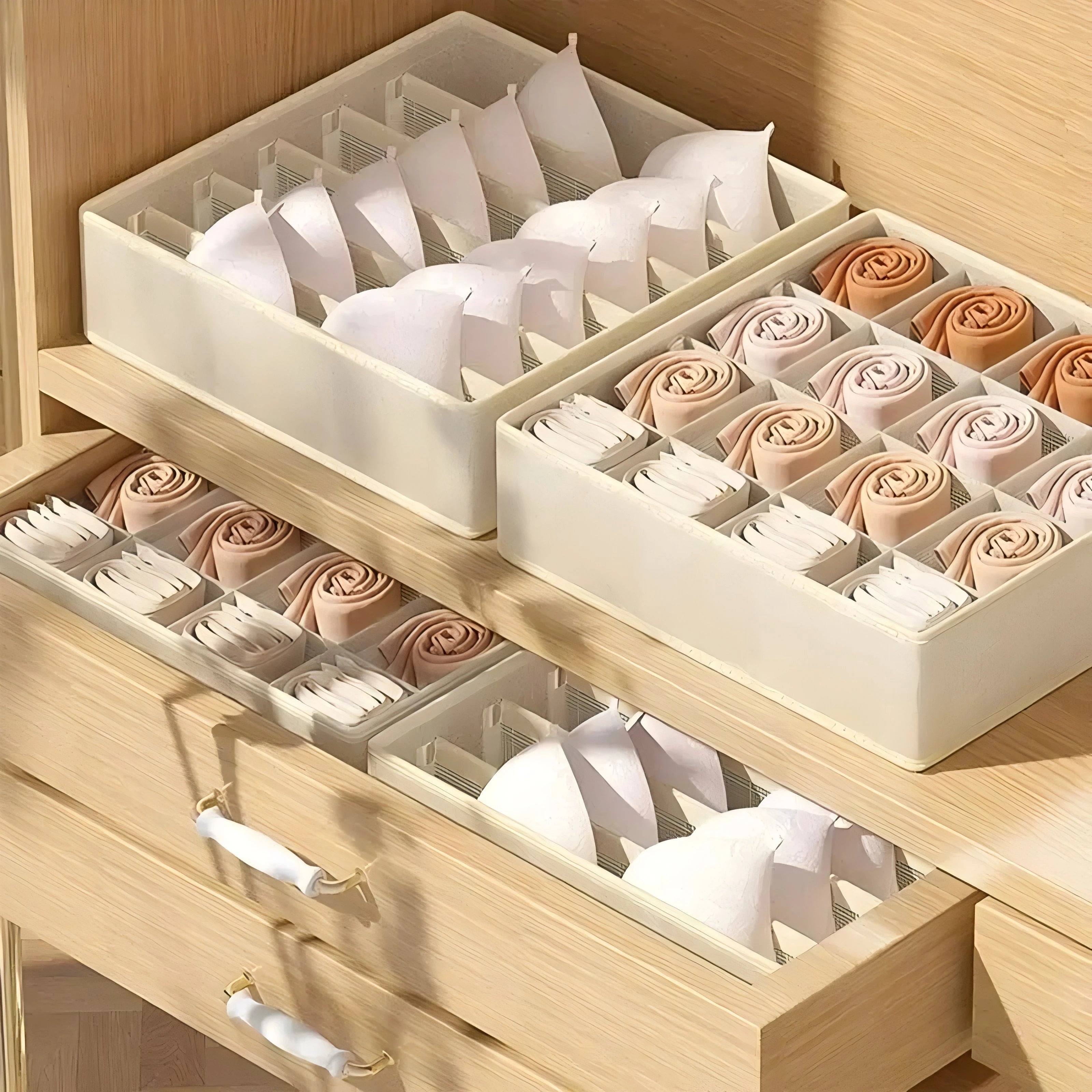 Foldable Drawer Storage Organizer