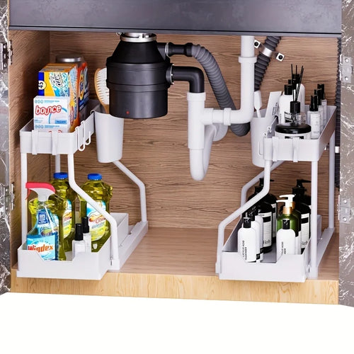2-Tier Under Sink Organizer Storage Rack