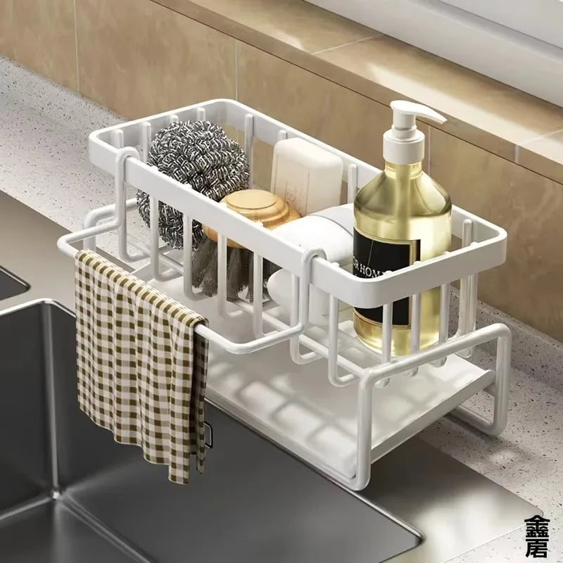 Sink Caddy Organizer with Drain Tray