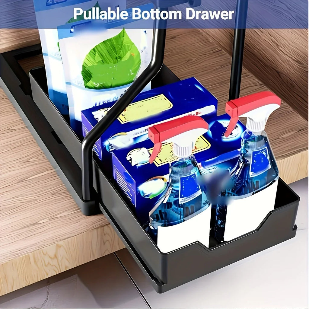 2-Tier Under Sink Organizer Storage Rack